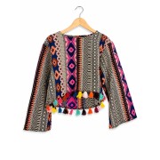 Poncho nomade chic